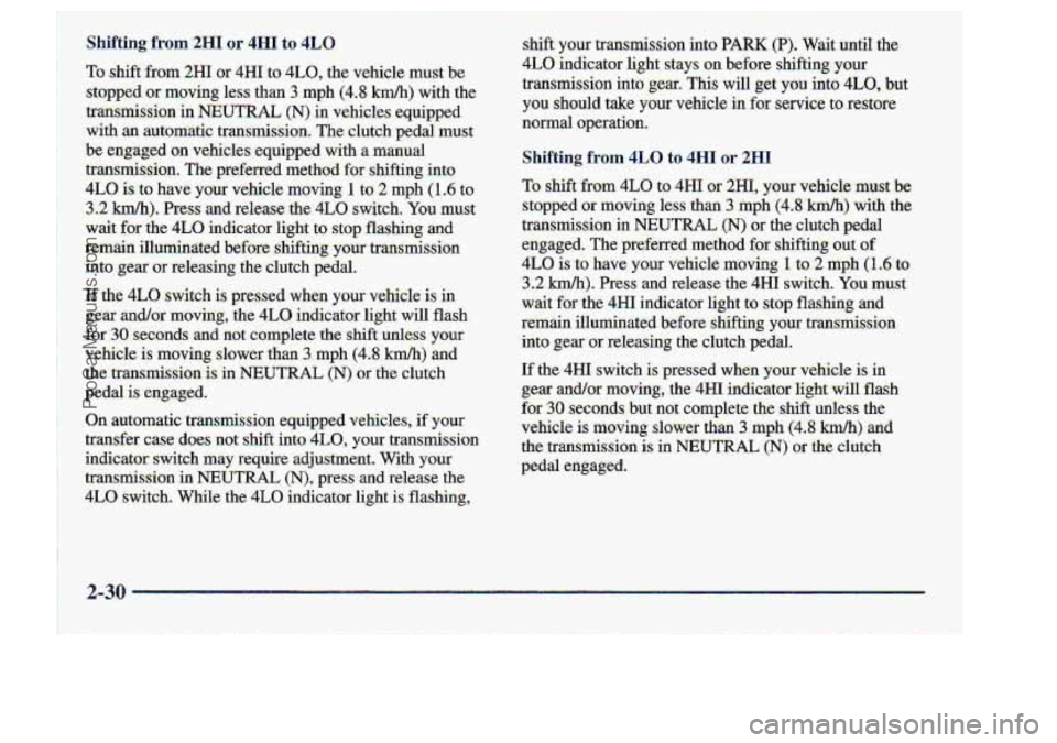 CHEVROLET S10 1998  Owners Manual ProCarManuals.com 