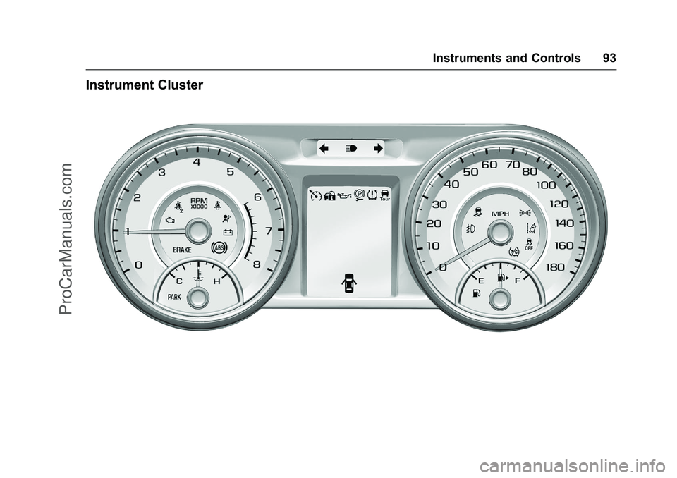 CHEVROLET SS 2016 Owners Manual Chevrolet SS Sedan Owner Manual (GMNA-Localizing-U.S.-9234782) - 2016 -
CRC - 8/24/15
Instruments and Controls 93
Instrument Cluster
ProCarManuals.com CHEVROLET SS 2016 Owners Manual Chevrolet SS Sedan Owner Manual (GMNA-Localizing-U.S.-9234782) - 2016 -
CRC - 8/24/15
Instruments and Controls 93
Instrument Cluster
ProCarManuals.com