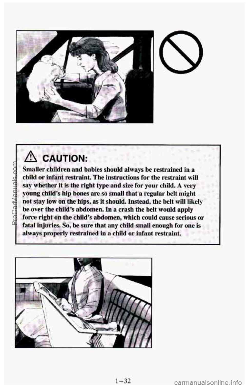 CHEVROLET SUBURBAN 1994 Service Manual I 
I 
1-32 ProCarManuals.com 