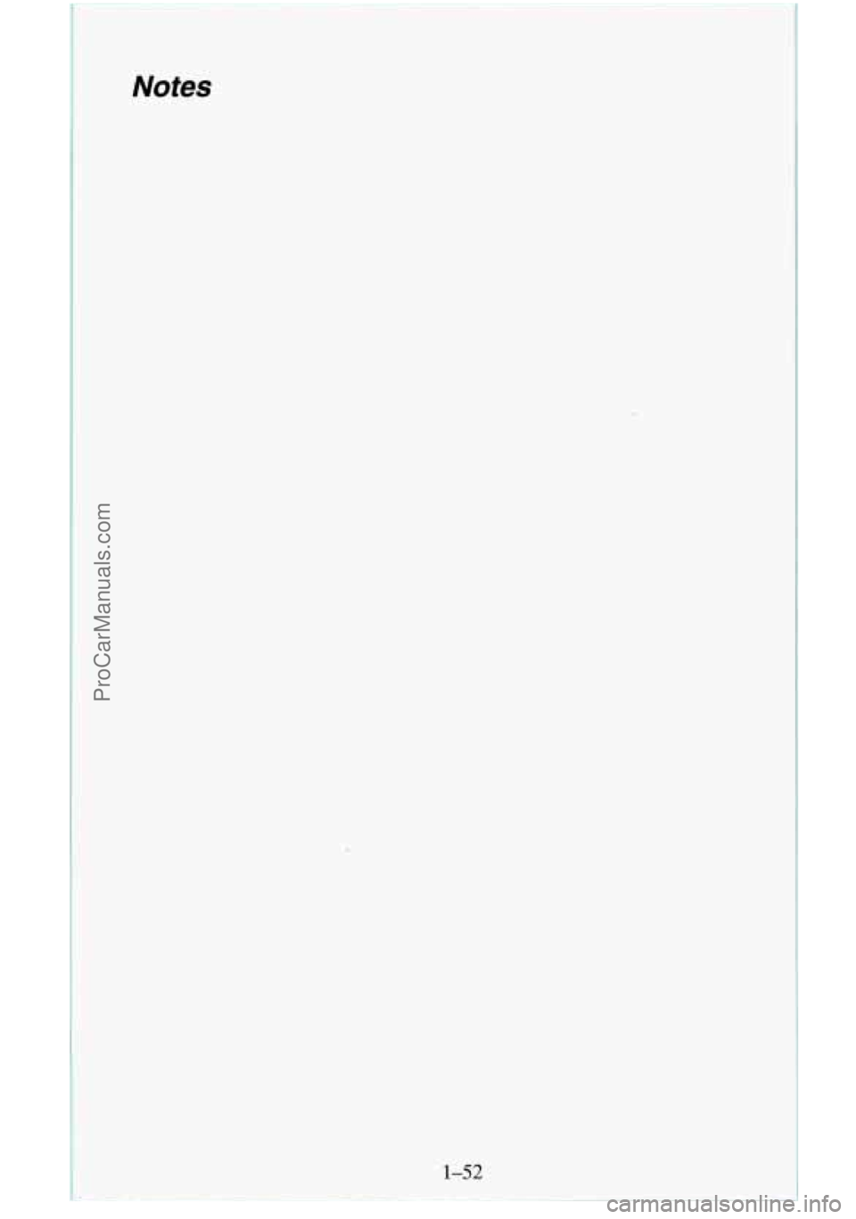 CHEVROLET SUBURBAN 1995 Repair Manual Notes 
1-52 
1 
ProCarManuals.com 