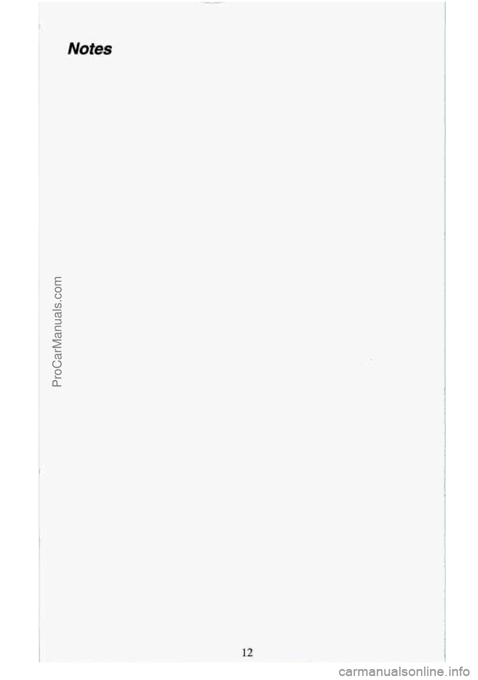 CHEVROLET SUBURBAN 1996 Owners Manual Notes
ProCarManuals.com CHEVROLET SUBURBAN 1996 Owners Manual Notes
ProCarManuals.com