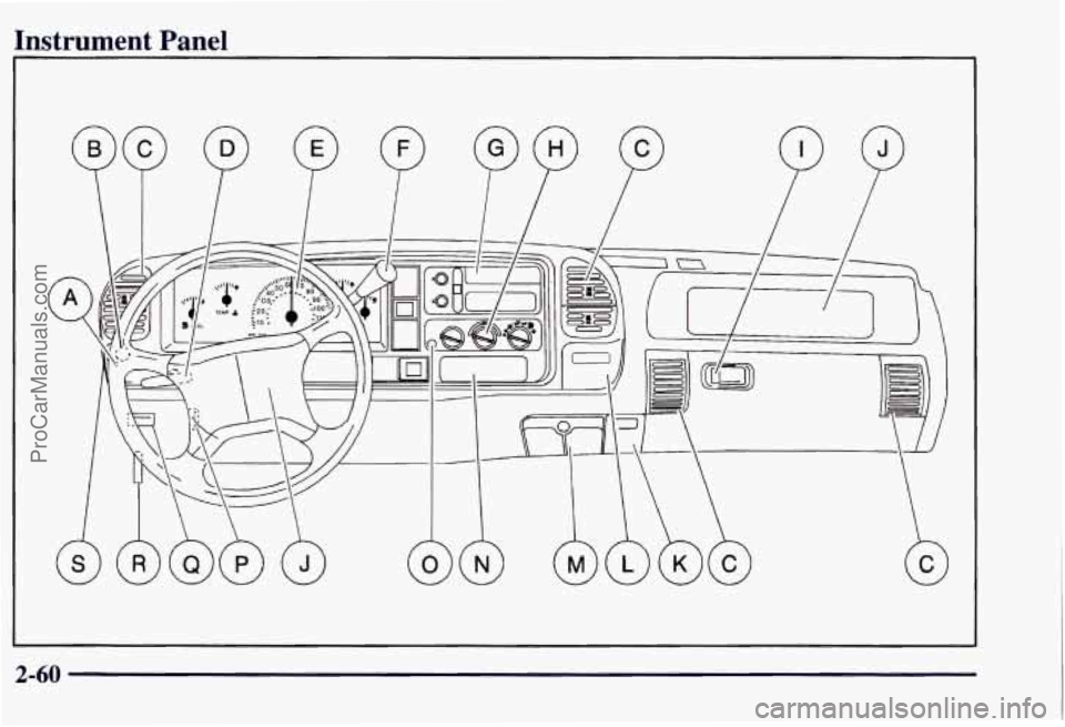 CHEVROLET SUBURBAN 1997  Owners Manual Instrument Panel 
2-60 
ProCarManuals.com 