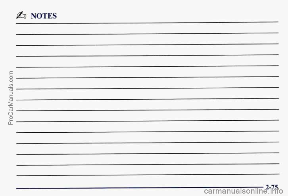 CHEVROLET SUBURBAN 1997  Owners Manual b NOTES 
2-75 
ProCarManuals.com 