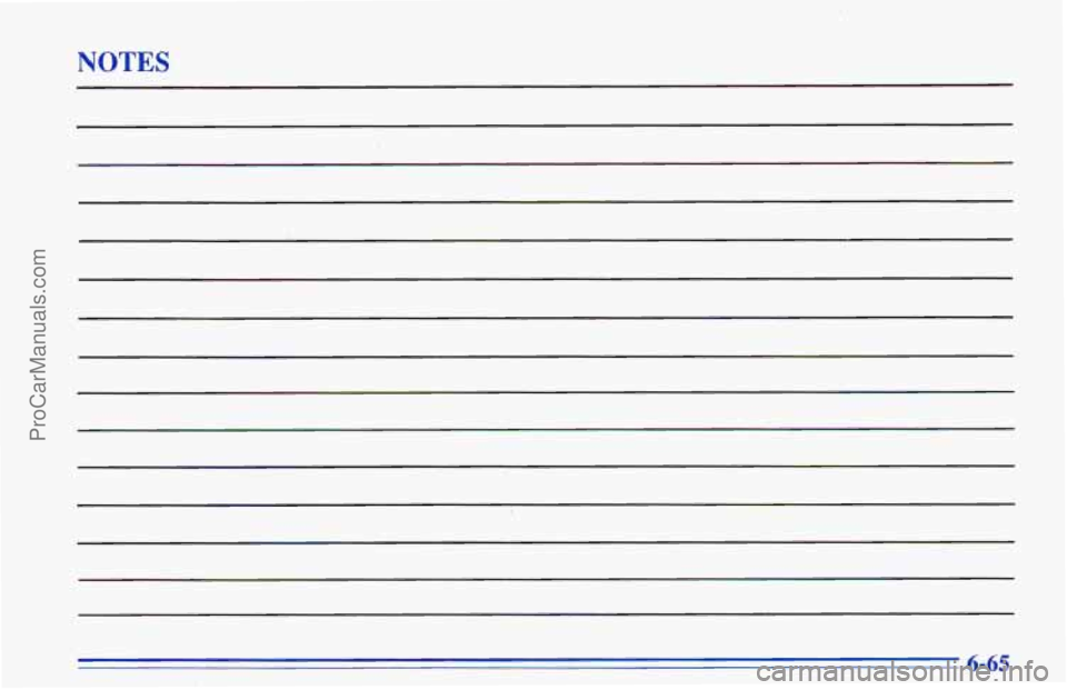 CHEVROLET TRACKER 1996 Owners Manual NOTWS
6-65
ProCarManuals.com CHEVROLET TRACKER 1996 Owners Manual NOTWS
6-65
ProCarManuals.com