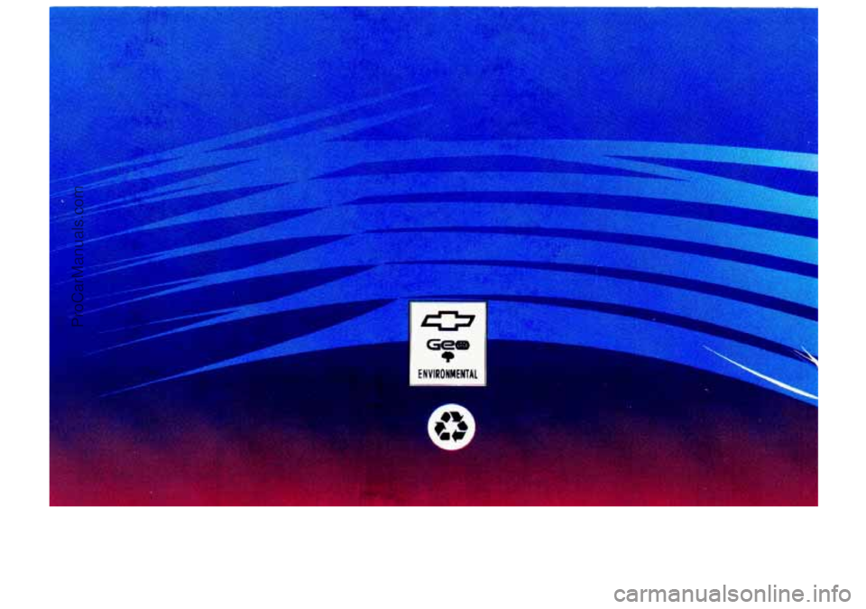 CHEVROLET TRACKER 1997 Owners Manual ProCarManuals.com CHEVROLET TRACKER 1997 Owners Manual ProCarManuals.com
