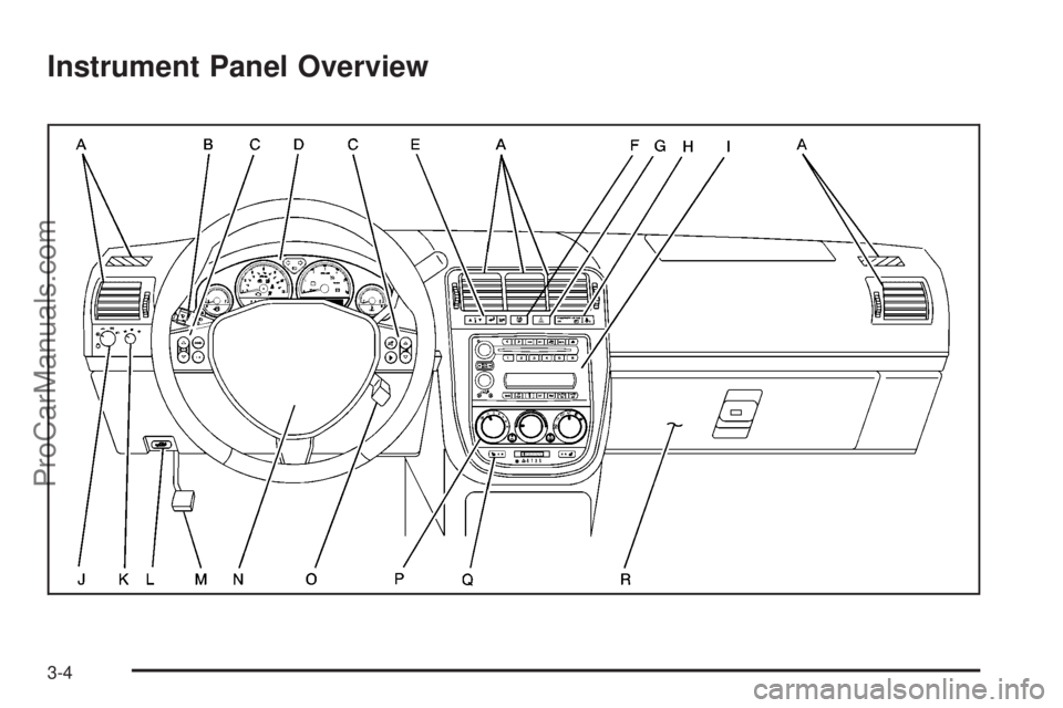 CHEVROLET UPLANDER 2006 Owners Manual Instrument Panel Overview
3-4
ProCarManuals.com CHEVROLET UPLANDER 2006 Owners Manual Instrument Panel Overview
3-4
ProCarManuals.com