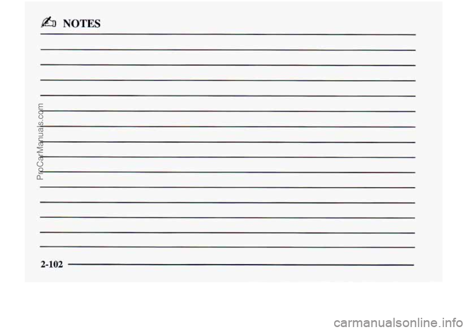 CHEVROLET VENTURE 1998  Owners Manual bh NOTES 
2-102 
ProCarManuals.com 