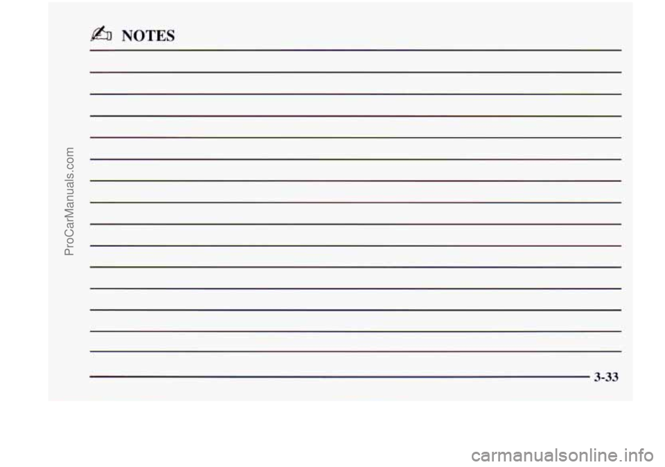CHEVROLET VENTURE 1998  Owners Manual @% NOTES 
ProCarManuals.com 