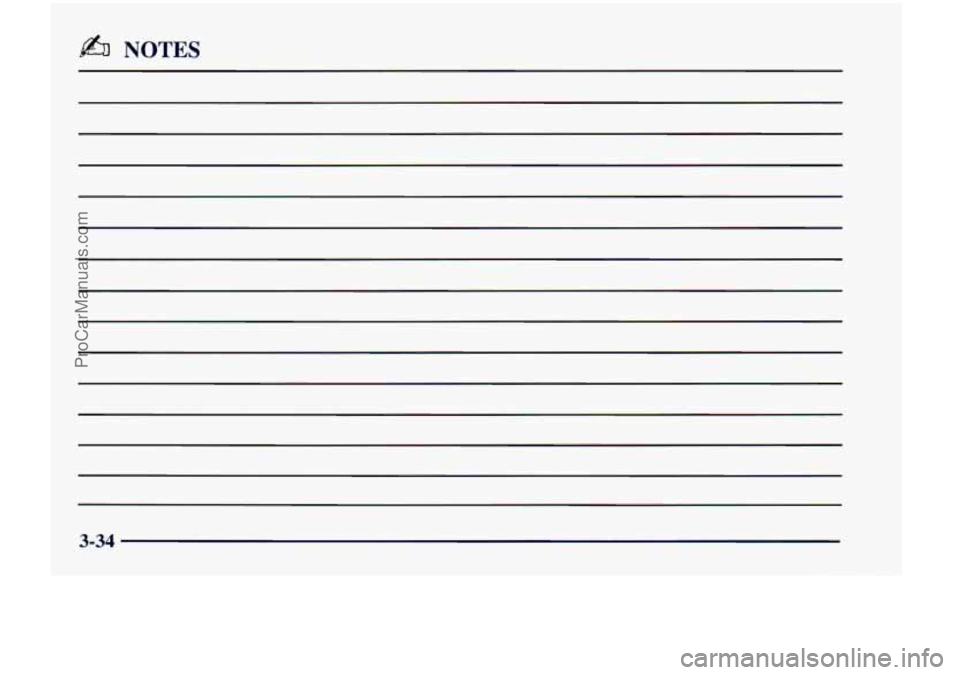 CHEVROLET VENTURE 1998  Owners Manual 6 NOTES 
3-34 
ProCarManuals.com 