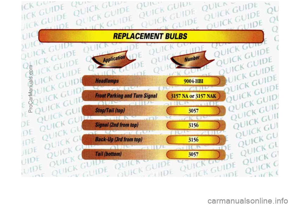 CHEVROLET VENTURE 1998 Owners Manual ProCarManuals.com CHEVROLET VENTURE 1998 Owners Manual ProCarManuals.com