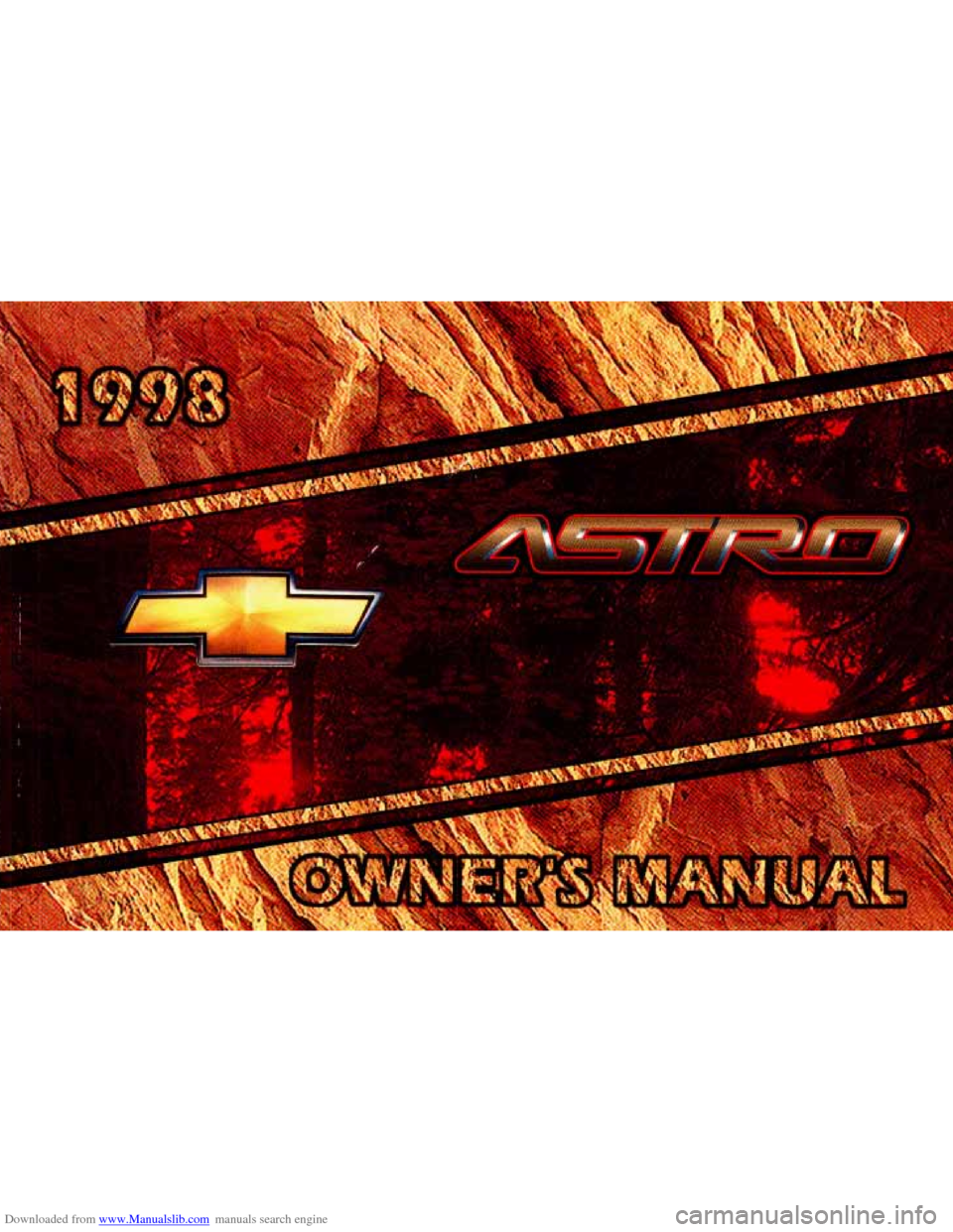 CHEVROLET ASTRO 1998 2.G Owners Manual 