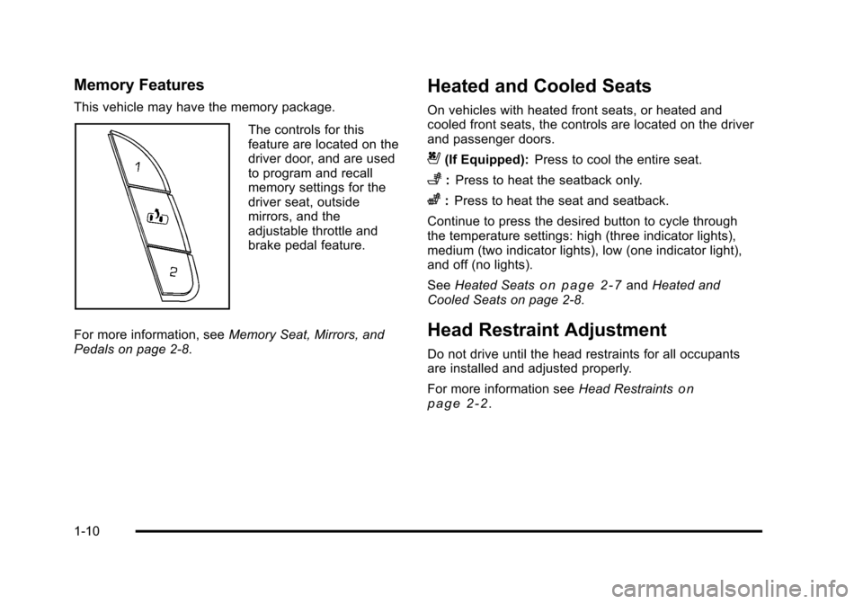 CHEVROLET AVALANCHE 2010 2.G User Guide 