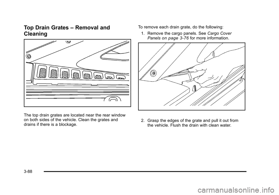 CHEVROLET AVALANCHE 2010 2.G Owners Manual 