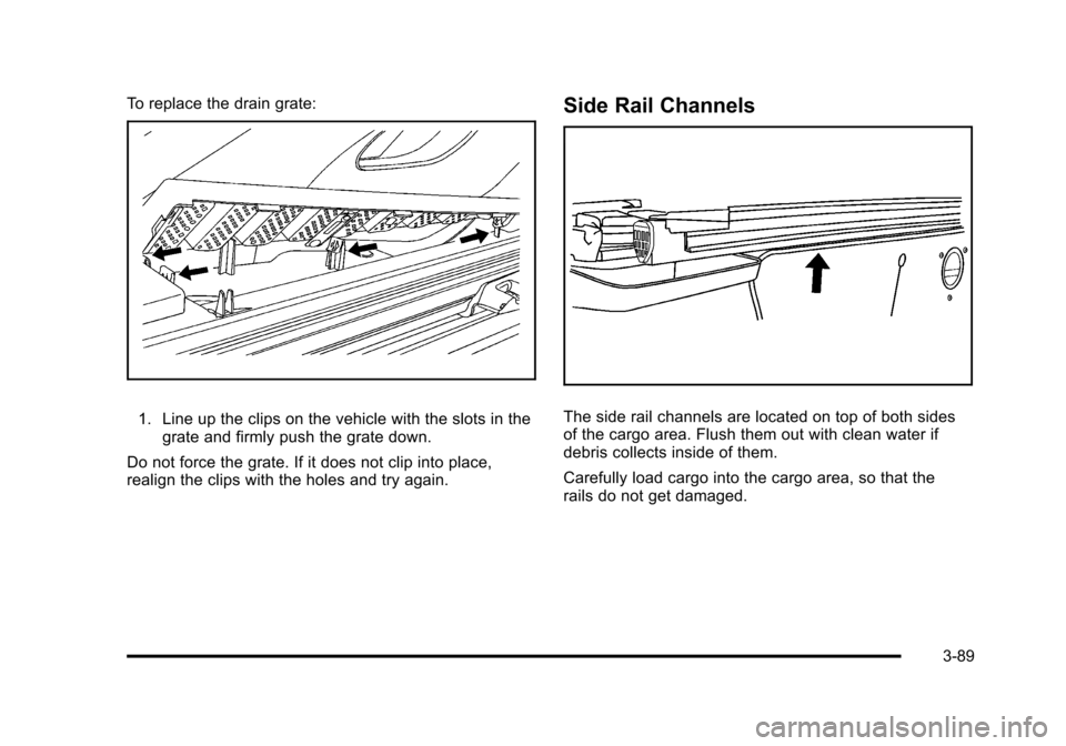 CHEVROLET AVALANCHE 2010 2.G Owners Manual 