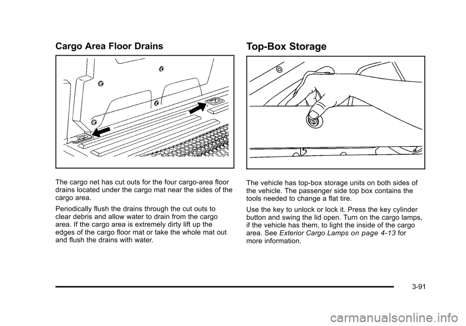 CHEVROLET AVALANCHE 2010 2.G Owners Manual 