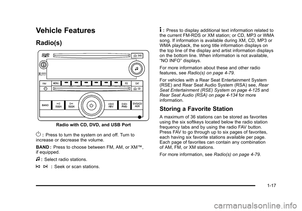 CHEVROLET AVALANCHE 2010 2.G Owners Manual 