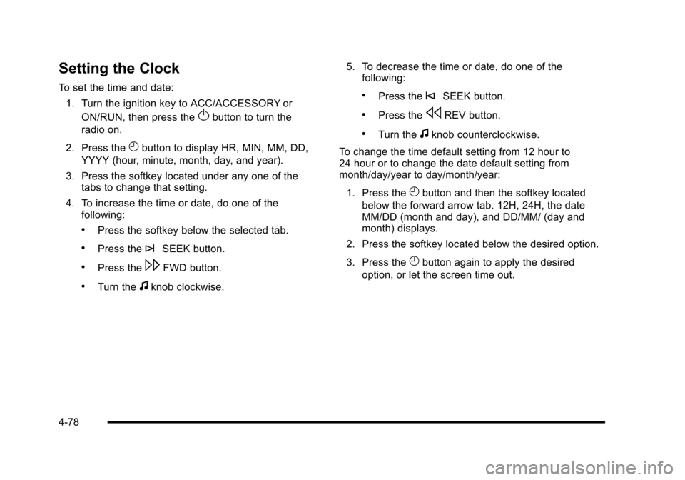 CHEVROLET AVALANCHE 2010 2.G Owners Manual CHEVROLET AVALANCHE 2010 2.G Owners Manual