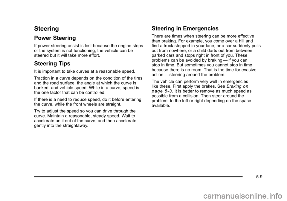 CHEVROLET AVALANCHE 2010 2.G Owners Manual 
