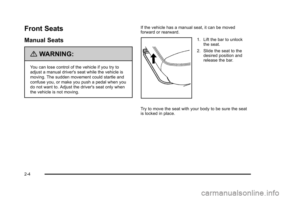 CHEVROLET AVALANCHE 2010 2.G Owners Guide 