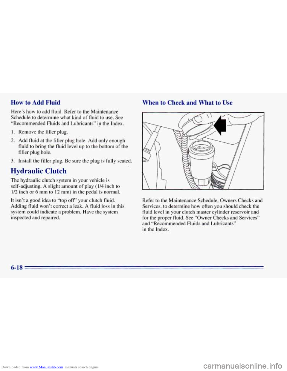 CHEVROLET BLAZER 1996 2.G Owners Manual Downloaded from www.Manualslib.com manuals search engine CHEVROLET BLAZER 1996 2.G Owners Manual Downloaded from www.Manualslib.com manuals search engine