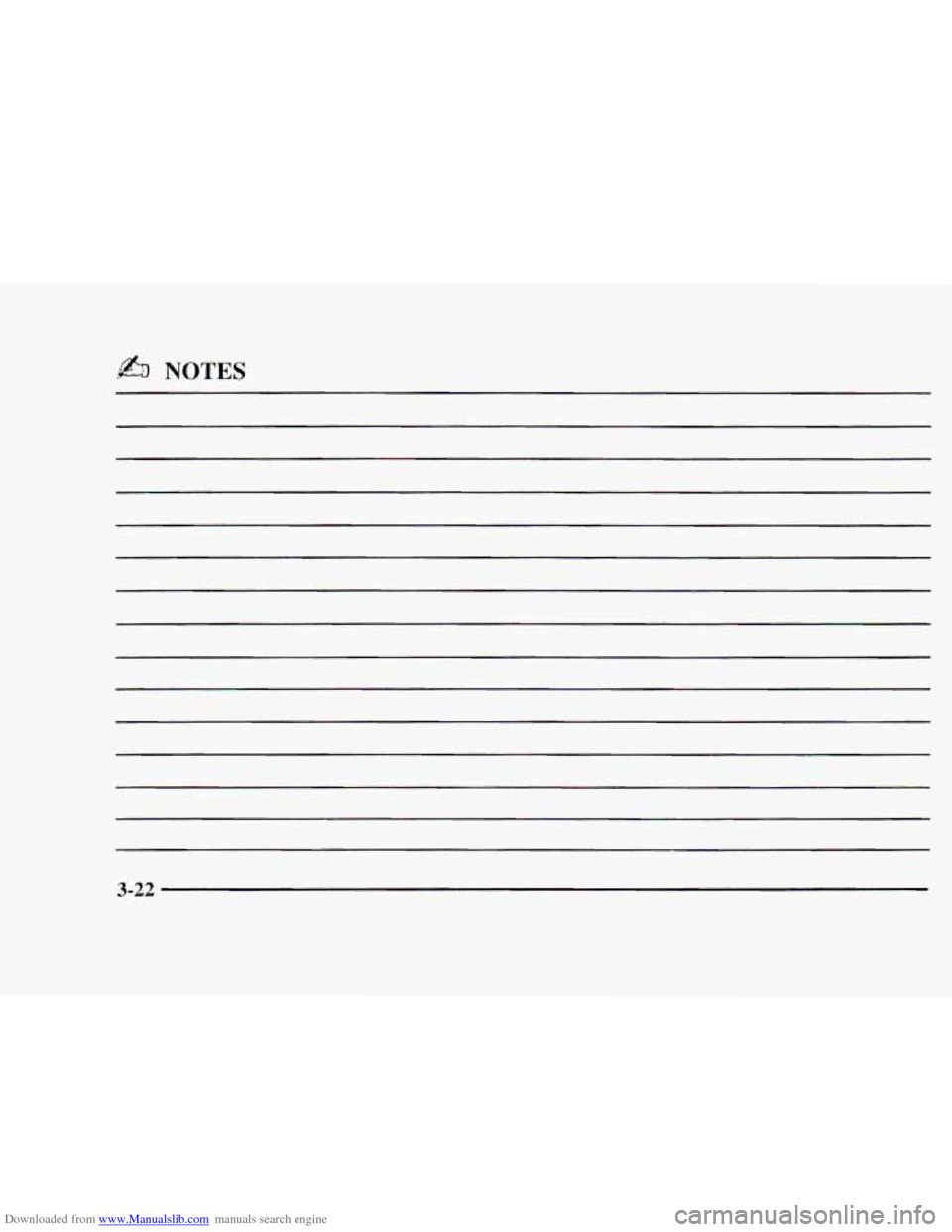 CHEVROLET BLAZER 1997 2.G Owners Manual Downloaded from www.Manualslib.com manuals search engine 3-22   
