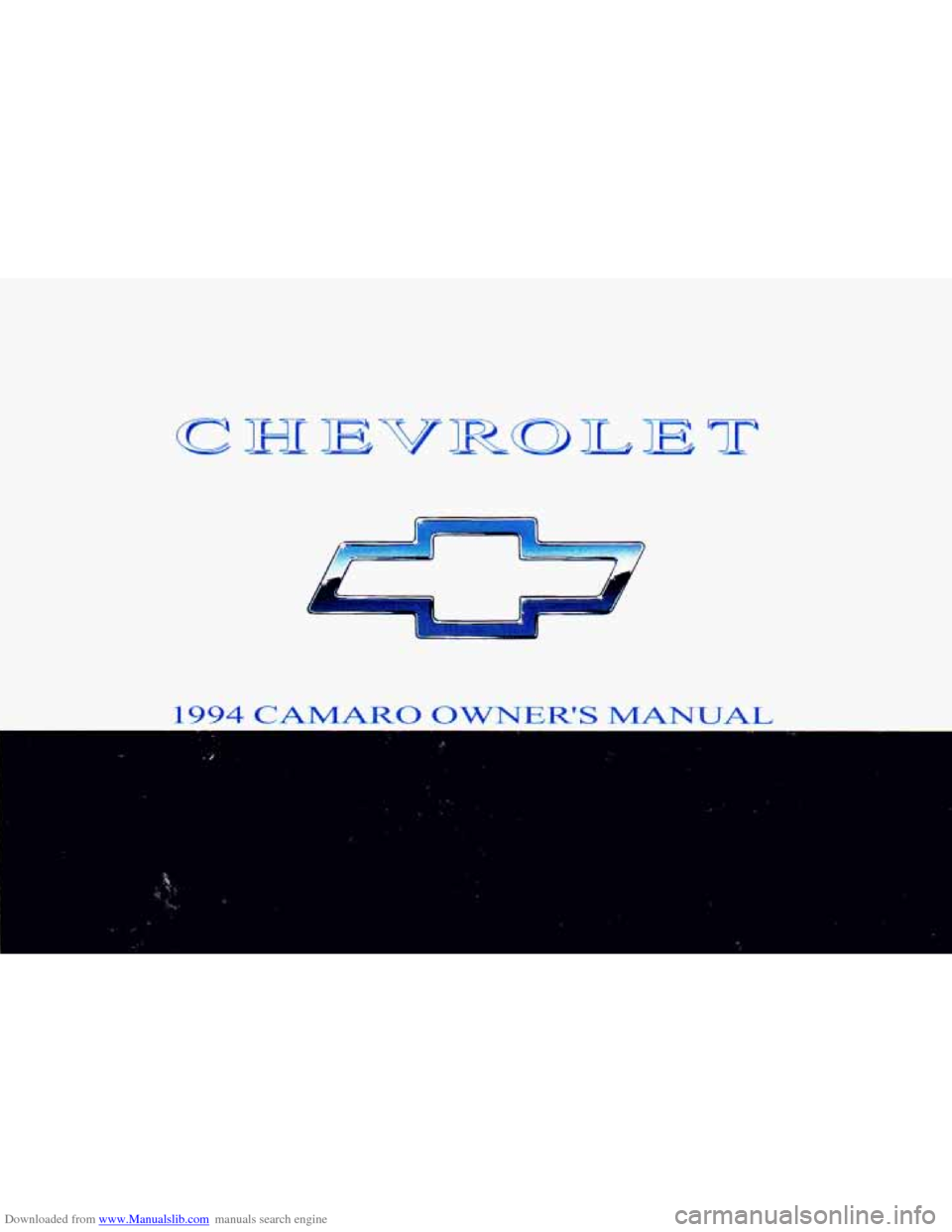 CHEVROLET CAMARO 1994 4.G Owners Manual 