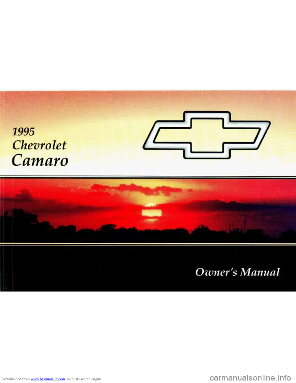 CHEVROLET CAMARO 1995 4.G Owners Manual 