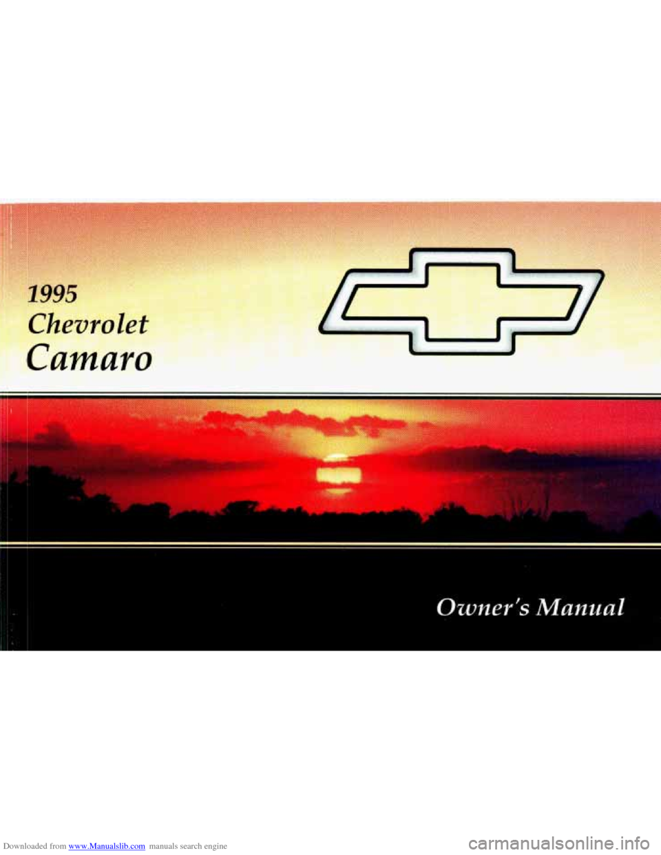 CHEVROLET CAMARO 1995 4.G Owners Manual 