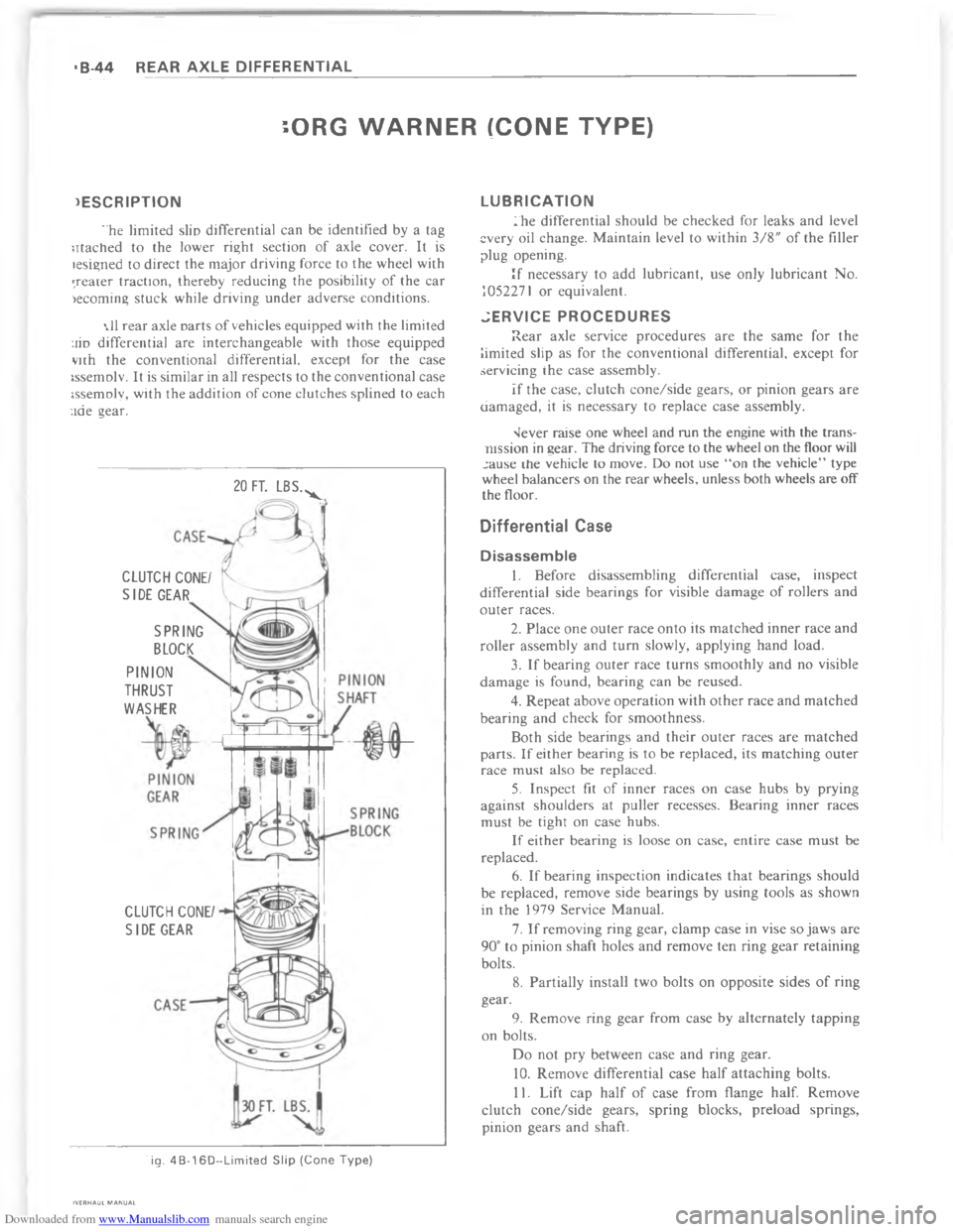 CHEVROLET CAMARO 1980 2.G Workshop Manual Downloaded from www.Manualslib.com manuals search engine ???  > !!	 "        	






&









8

\)




!




&
