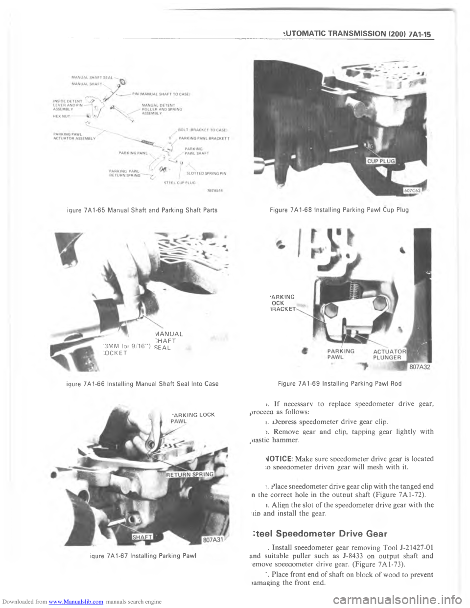 CHEVROLET CAMARO 1980 2.G Workshop Manual Downloaded from www.Manualslib.com manuals search engine 		 	  C A@!$7)/- A   E @   ()* #46 (, /8$(7 #46 /6%!$7)/- A   E   (%6**$(7 /8$(7