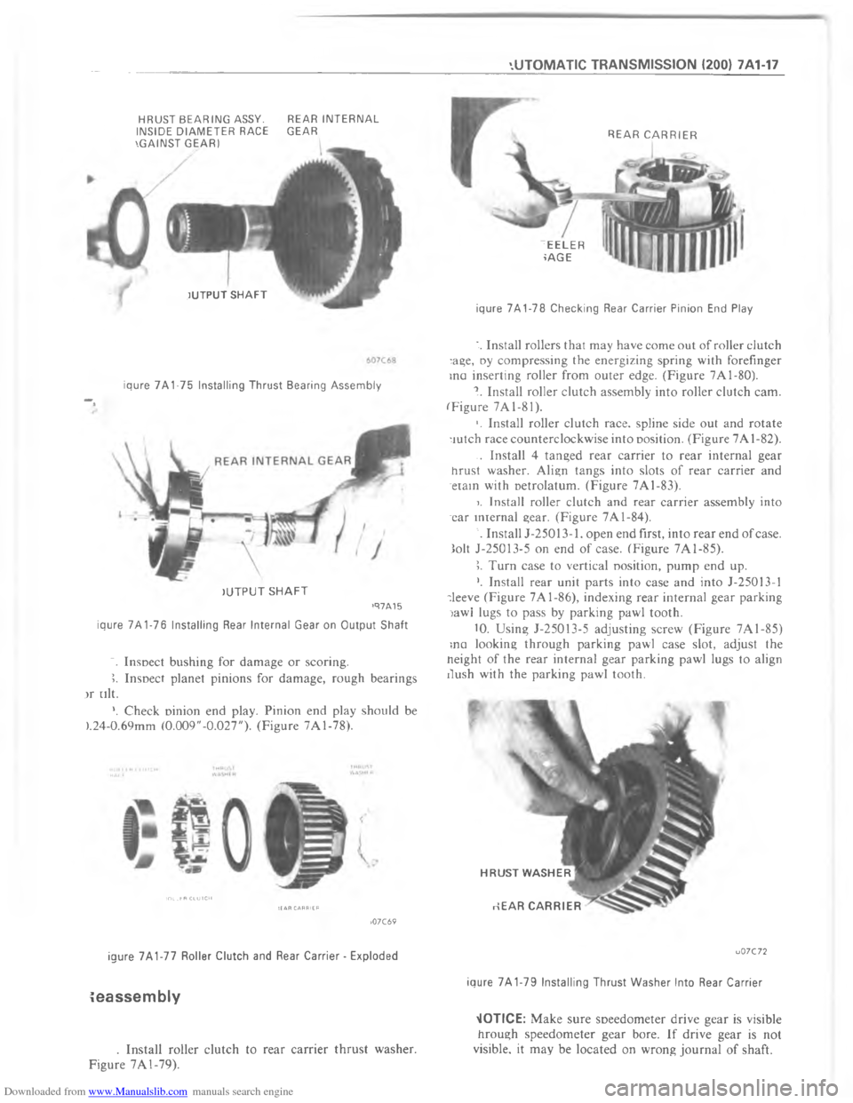 CHEVROLET CAMARO 1980 2.G Workshop Manual Downloaded from www.Manualslib.com manuals search engine 	 	 	  C AA	     	          9



,*

!$7
!
4
,
"
!$7\)/-
A9
<

=
B7


A
?
