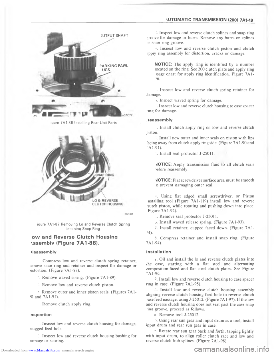 CHEVROLET CAMARO 1980 2.G Workshop Manual Downloaded from www.Manualslib.com manuals search engine 	 	 	  C A,  +   +   % $ * +
&
 

:

6
;


8

7

;
A !$7\)/-A


>




=