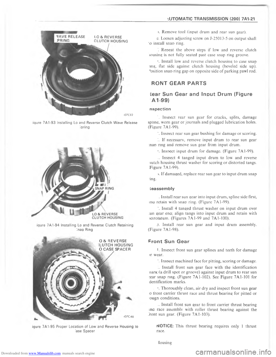 CHEVROLET CAMARO 1980 2.G Workshop Manual Downloaded from www.Manualslib.com manuals search engine 	 	 	   C AC, "  #   2   #    
   +  %  % ,   ()  0 $ 2    #      $    
  # () 

!$7
.
!
