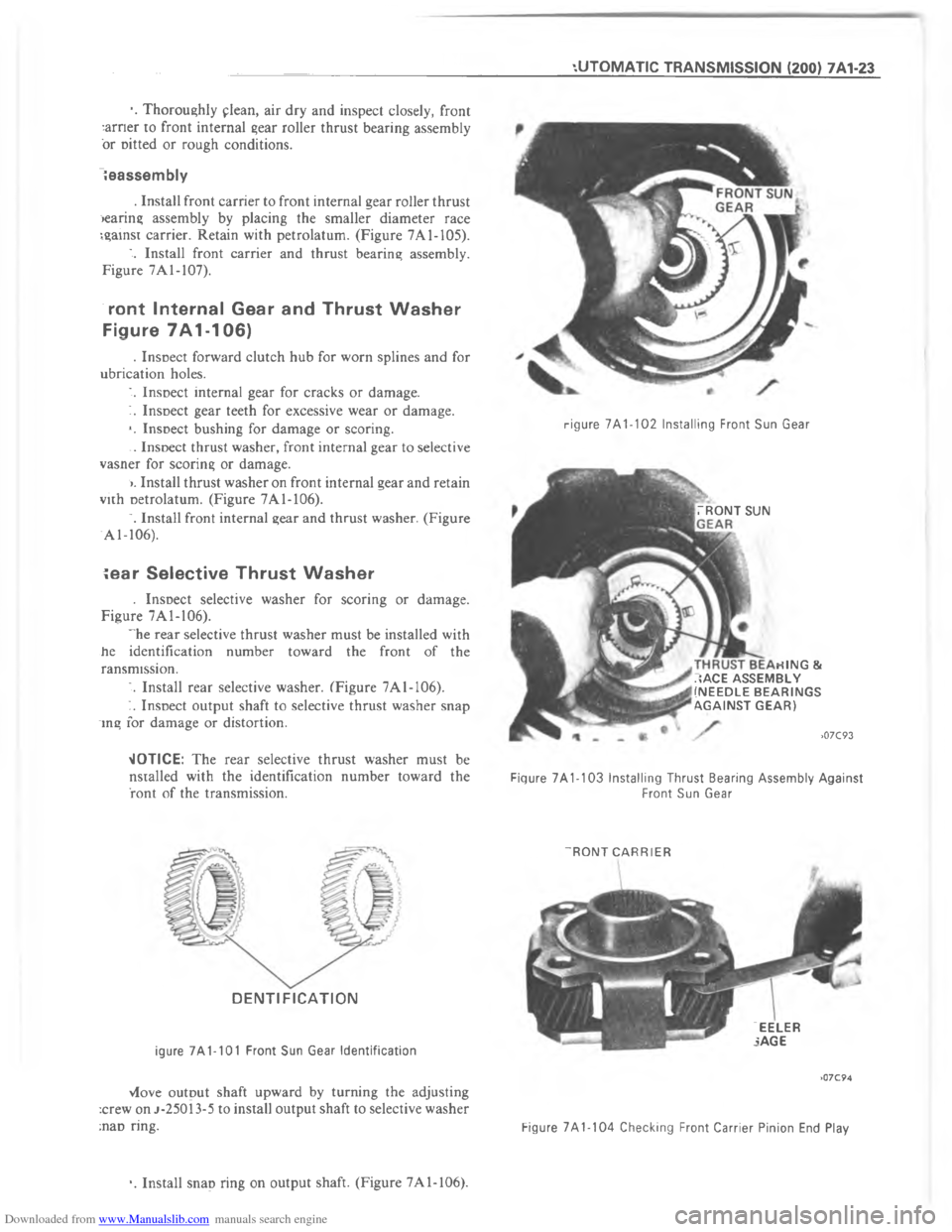 CHEVROLET CAMARO 1980 2.G Workshop Manual Downloaded from www.Manualslib.com manuals search engine 	 	 	  C AC >            	   	       



8


7
?
!
