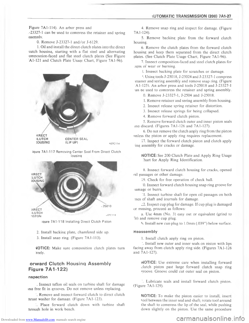 CHEVROLET CAMARO 1980 2.G Workshop Manual Downloaded from www.Manualslib.com manuals search engine 	 	 	  C ACA?( 	 ; & 858 8 > @ &     
F57AA7;58              