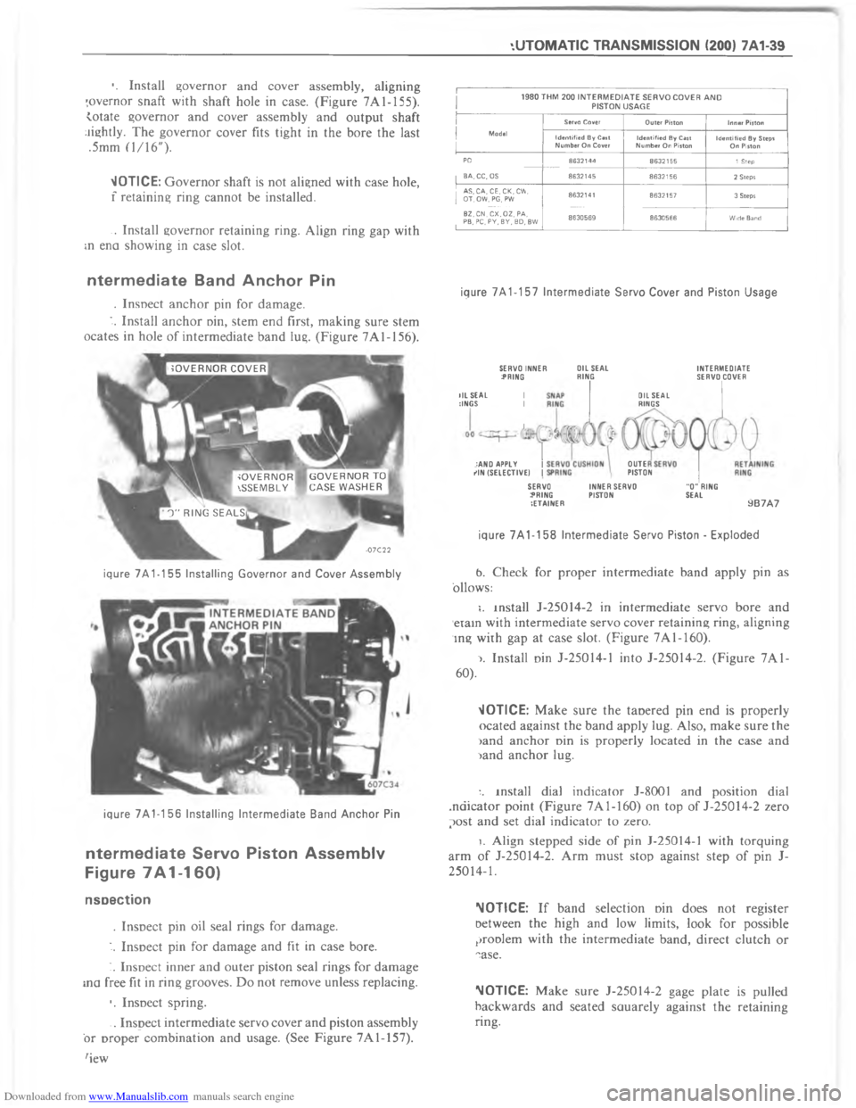 CHEVROLET CAMARO 1980 2.G Workshop Manual Downloaded from www.Manualslib.com manuals search engine 	 	 	  C A >                       	  	 

\)

8
1
	
:


8