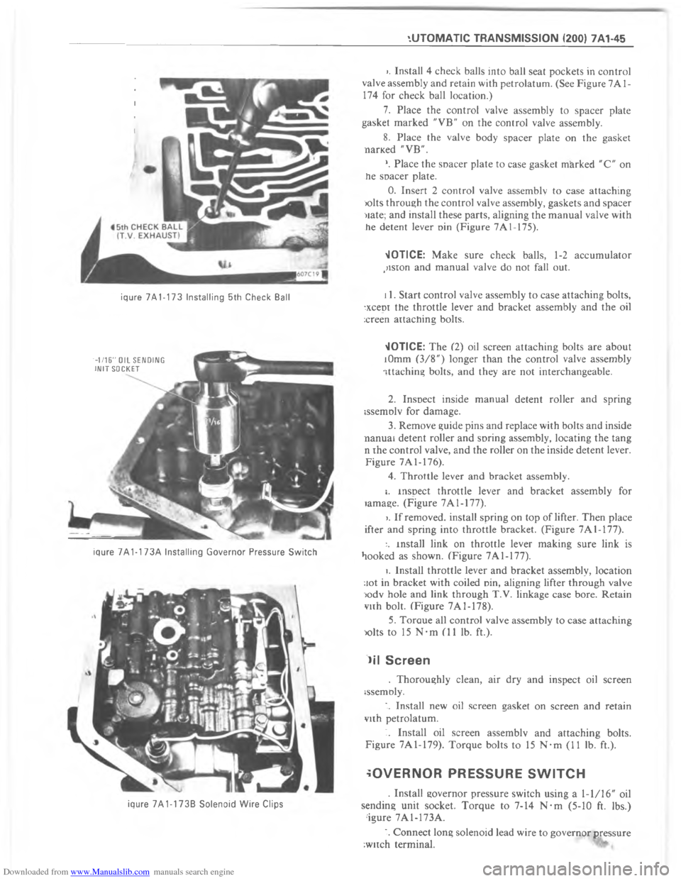 CHEVROLET CAMARO 1980 2.G Workshop Manual Downloaded from www.Manualslib.com manuals search engine 	 	 	  C A?@!$7)/- A    A    (%6**$(7 @6# #-+8 **88

6

8
;

<

=

8B



+

