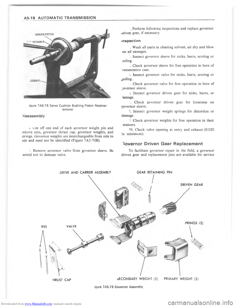 CHEVROLET CAMARO 1980 2.G Workshop Manual Downloaded from www.Manualslib.com manuals search engine A  @       	    	   	          
	6
L
!
-





7
A

\(
8

7

A

>

:

6
