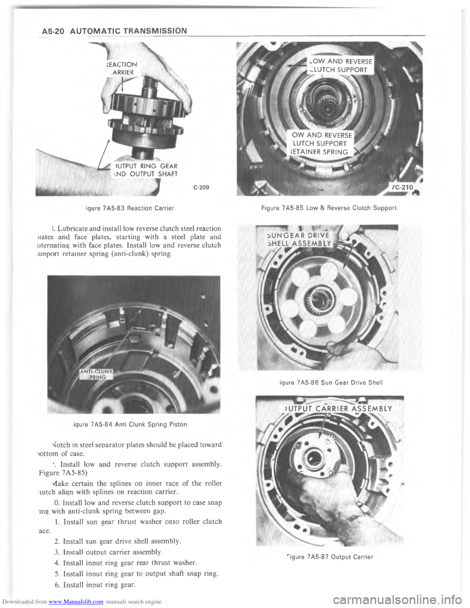 CHEVROLET CAMARO 1980 2.G Workshop Manual Downloaded from www.Manualslib.com manuals search engine A  @  C     	    	   	          	

		     

AC




;
A
!$7\)/-
!$7
<



]