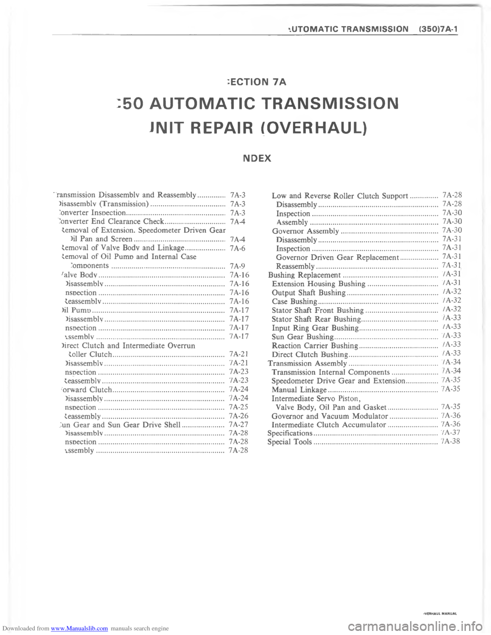 CHEVROLET CAMARO 1980 2.G Workshop Manual Downloaded from www.Manualslib.com manuals search engine   	    	   	              @   A     	    A 
 



/

 

 
\)
,
\)
\)
 
-
/

\)
,
/

&
/
\)
/