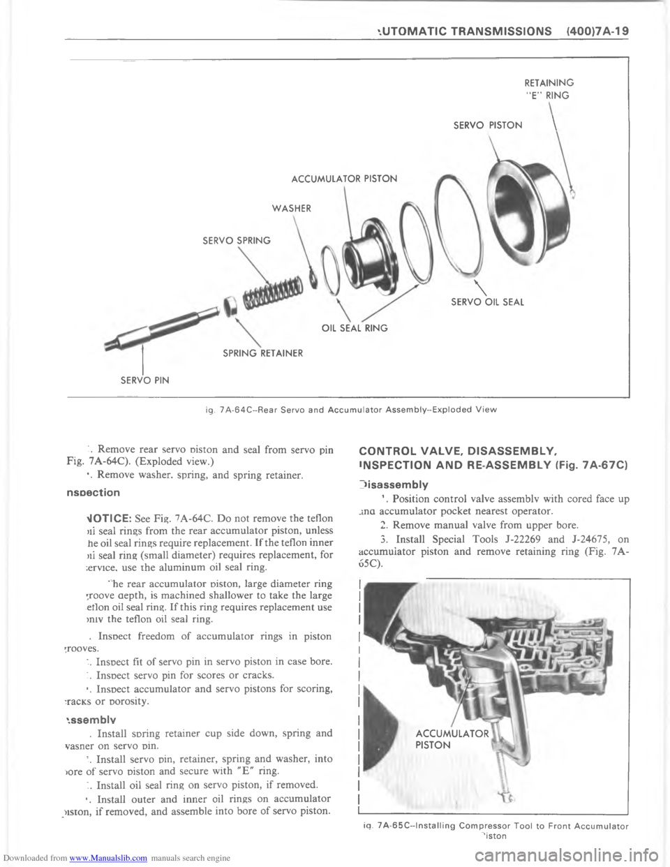CHEVROLET CAMARO 1980 2.G Workshop Manual Downloaded from www.Manualslib.com manuals search engine   	    	   	             ?    A    	 	





^



!
A
?
>










