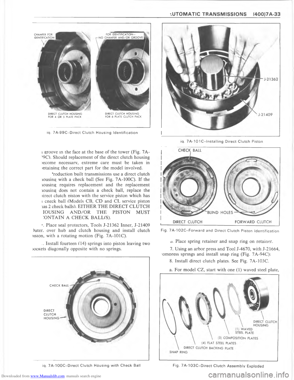 CHEVROLET CAMARO 1980 2.G Workshop Manual Downloaded from www.Manualslib.com manuals search engine   	    	   	             ?    A      	 	
   
	         
	 !  