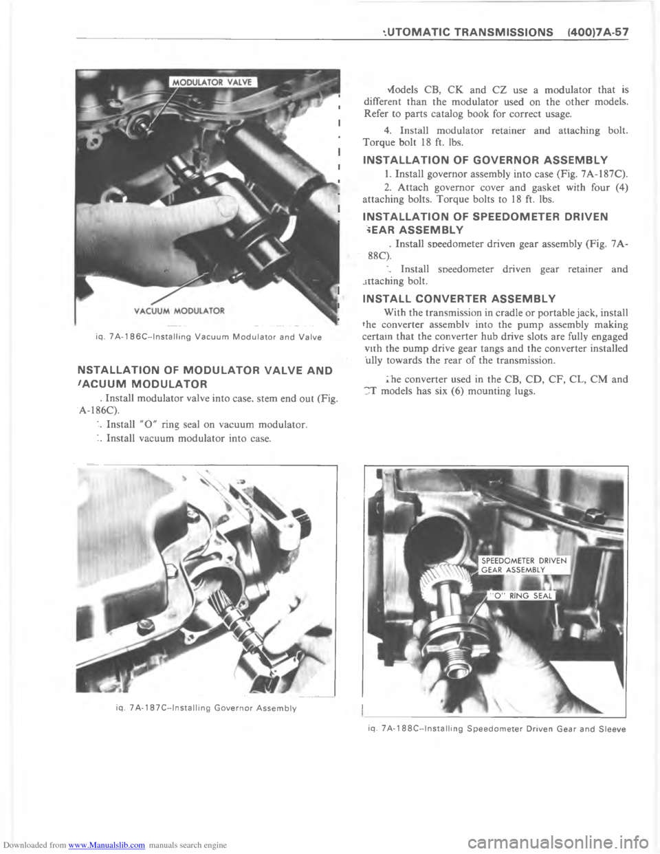 CHEVROLET CAMARO 1980 2.G Workshop Manual Downloaded from www.Manualslib.com manuals search engine   	    	   	             ?    A   @ A+        9   D     L              	

\)
