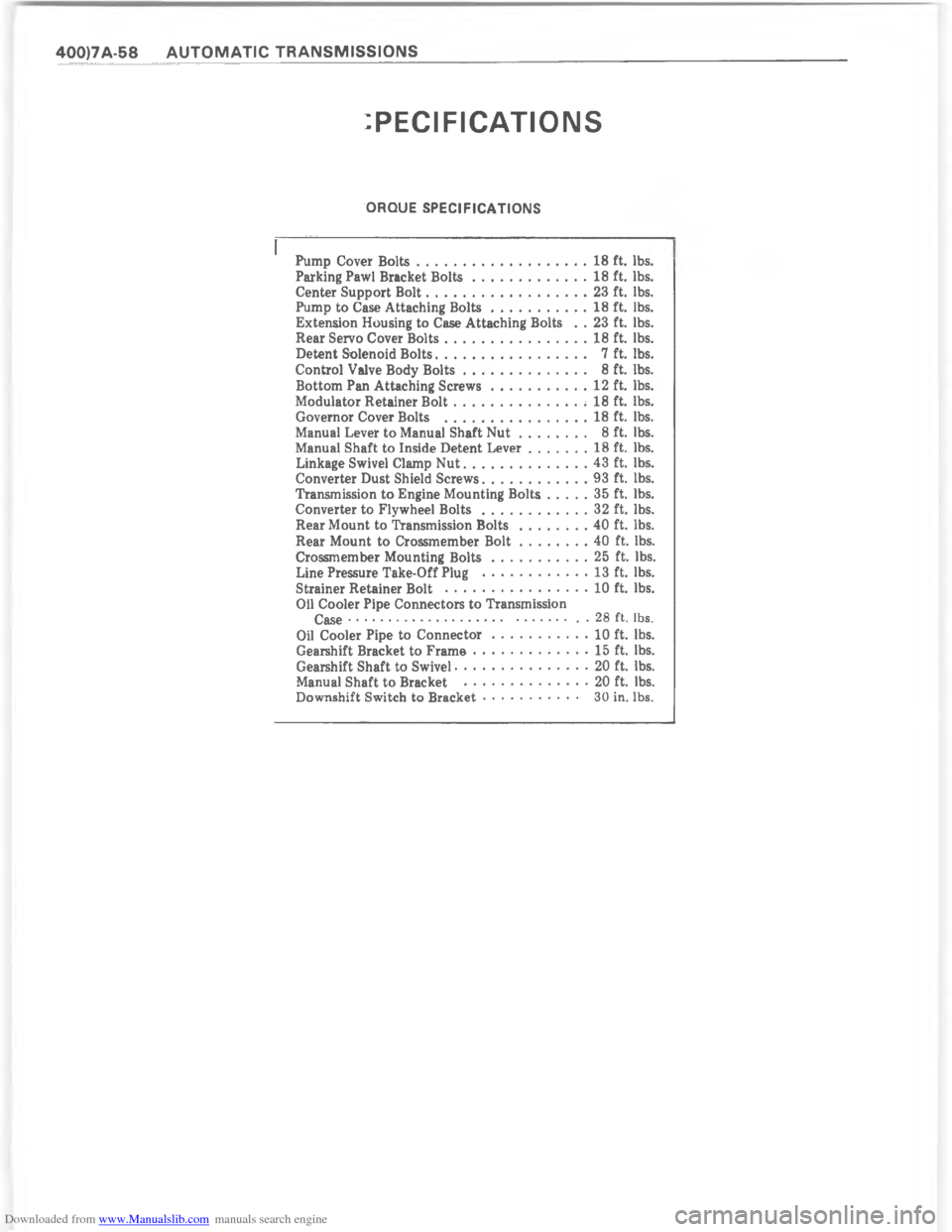 CHEVROLET CAMARO 1980 2.G Workshop Manual Downloaded from www.Manualslib.com manuals search engine  ?    A  @     	    	   	          !	
	
8
#
8
 

*
\)
8
/

 
9

+
1
+

+8
.