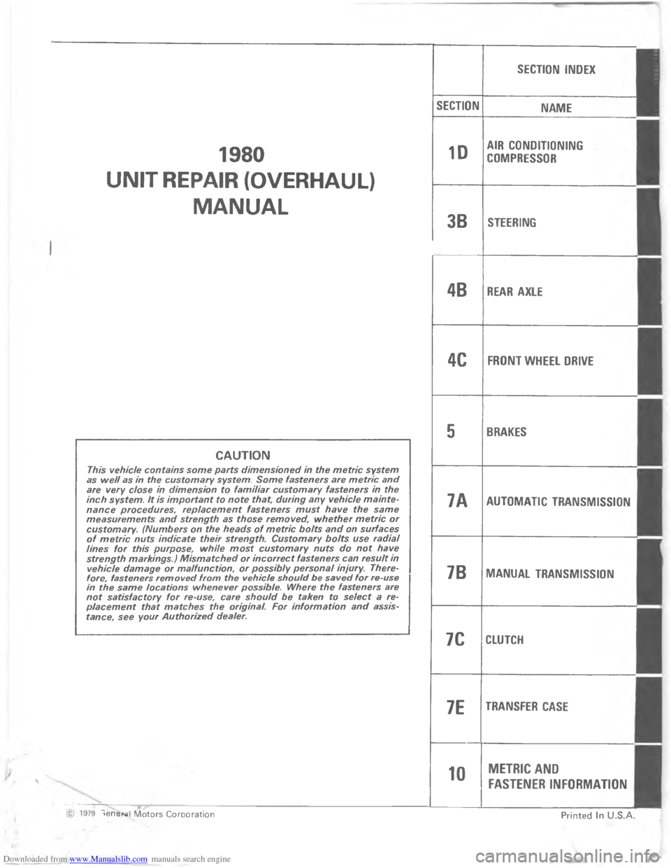 CHEVROLET CAMARO 1980 2.G Workshop Manual Downloaded from www.Manualslib.com manuals search engine 











	












 
?
?!
@
A
A
A
A	

!

  