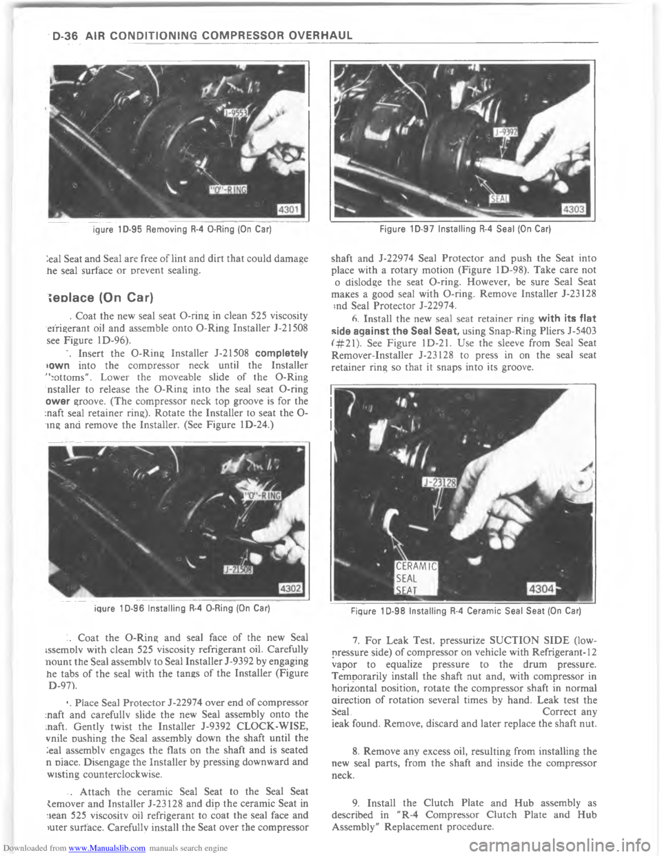 CHEVROLET IMPALA 1980 6.G Service Manual Downloaded from www.Manualslib.com manuals search engine  E  	  !$7)/- @ -&01$(7 ? $(7 ( /



8

?
7+
,	
E

*0

!\)

