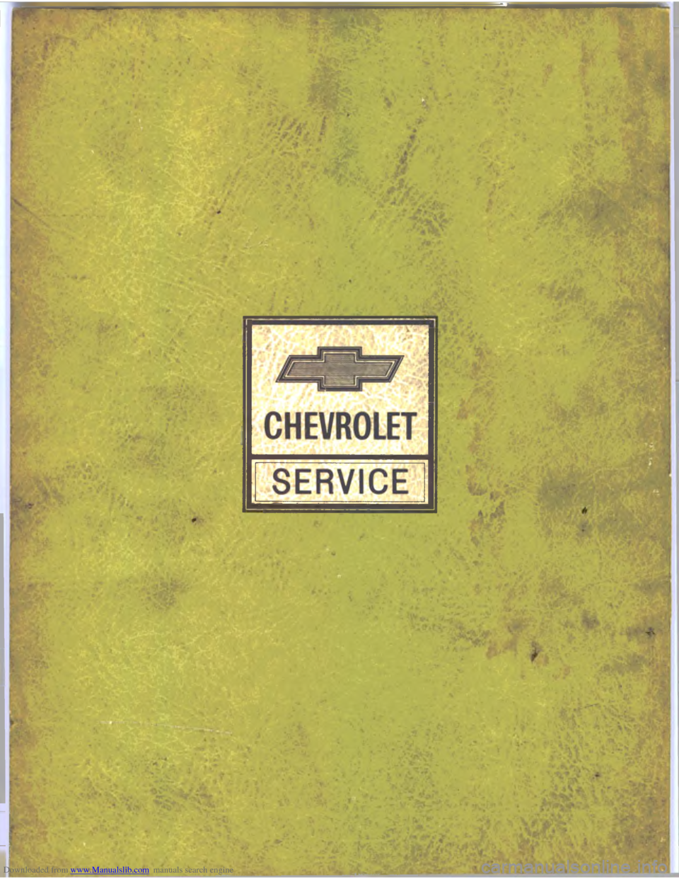 CHEVROLET CAMARO 1980 2.G Workshop Manual Downloaded from www.Manualslib.com manuals search engine   