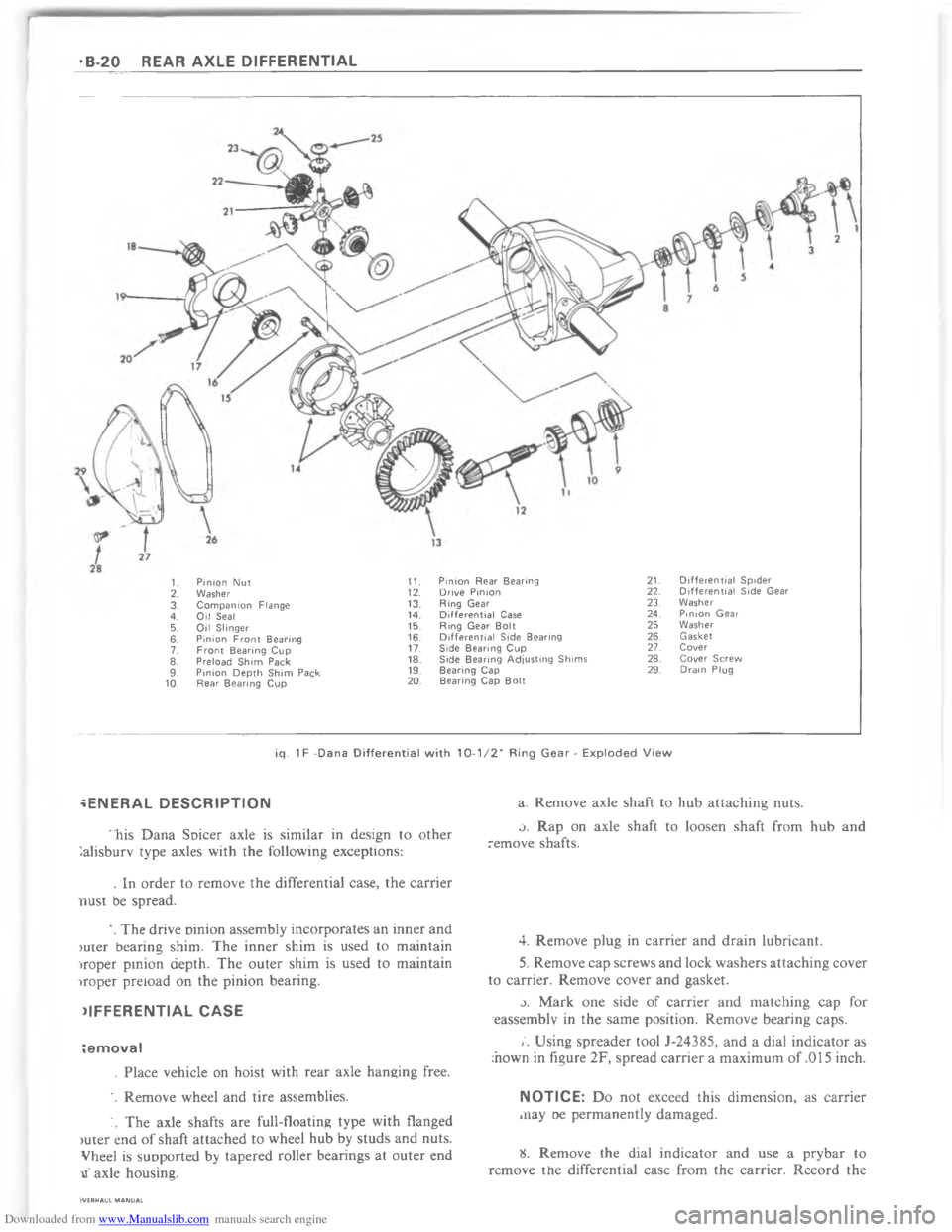 CHEVROLET CAMARO 1980 2.G Manual Online Downloaded from www.Manualslib.com manuals search engine ?C  > !!	4 & B B           A  
4 & B B          A  
4 0 =
  4   	  