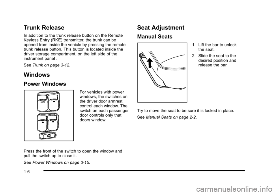 CHEVROLET COBALT 2010 1.G User Guide 