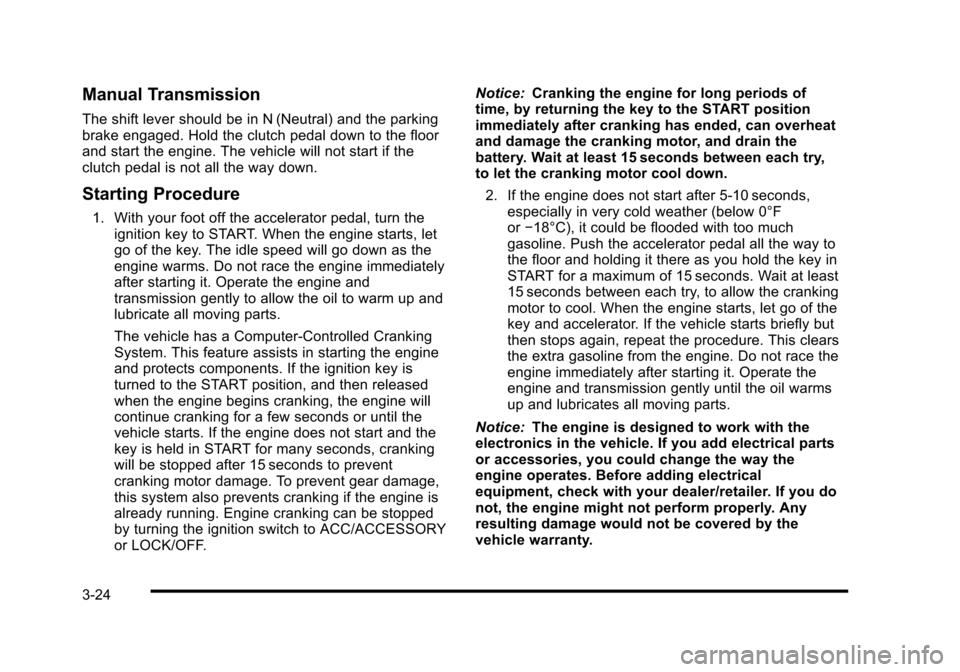 CHEVROLET COBALT 2010 1.G Owners Manual CHEVROLET COBALT 2010 1.G Owners Manual